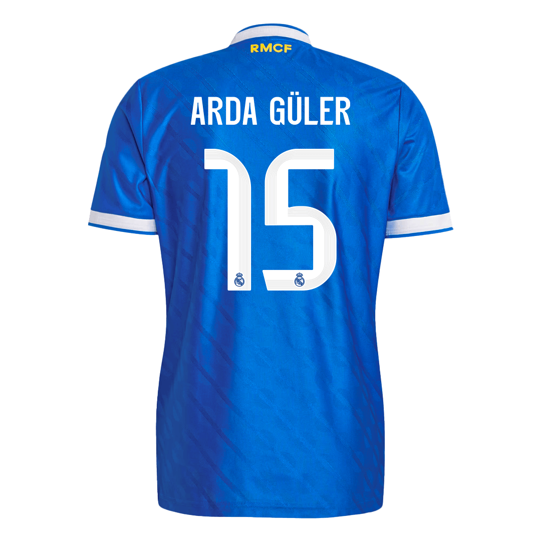 Maglia Gara Real Madrid Terza ARDA GÜLER #15 Uomo 2025/26