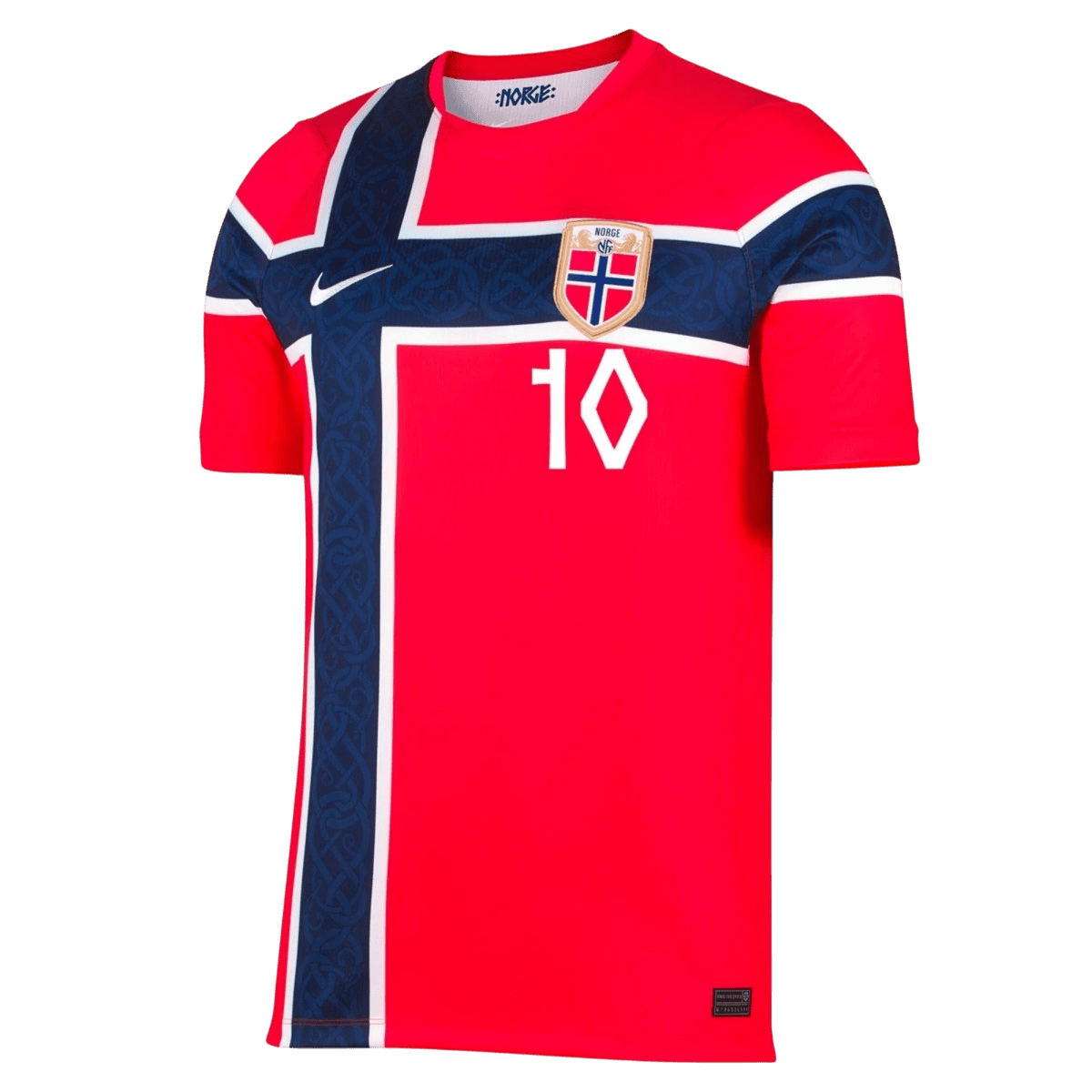 Maglia Replica Norvegia Casa Ødegaard #10 Uomo Mondiali 2026