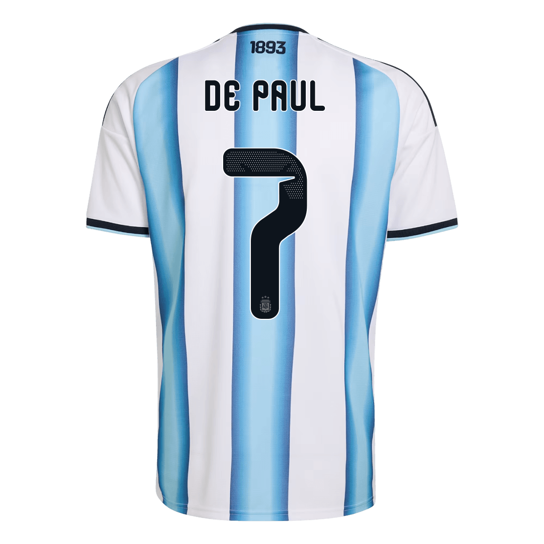 Maglia Replica Argentina Casa DE PAUL #7 Uomo Mondiali 2026