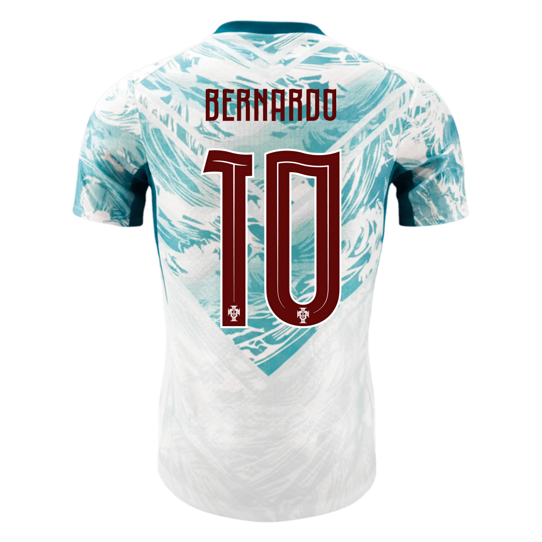 Maglia Gara Portogallo Trasferta BERNARDO #10 Uomo Mondiali 2026