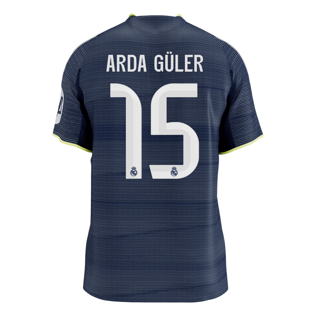 Maglia Gara Real Madrid Trasferta ARDA GÜLER #15 Uomo 2025/26