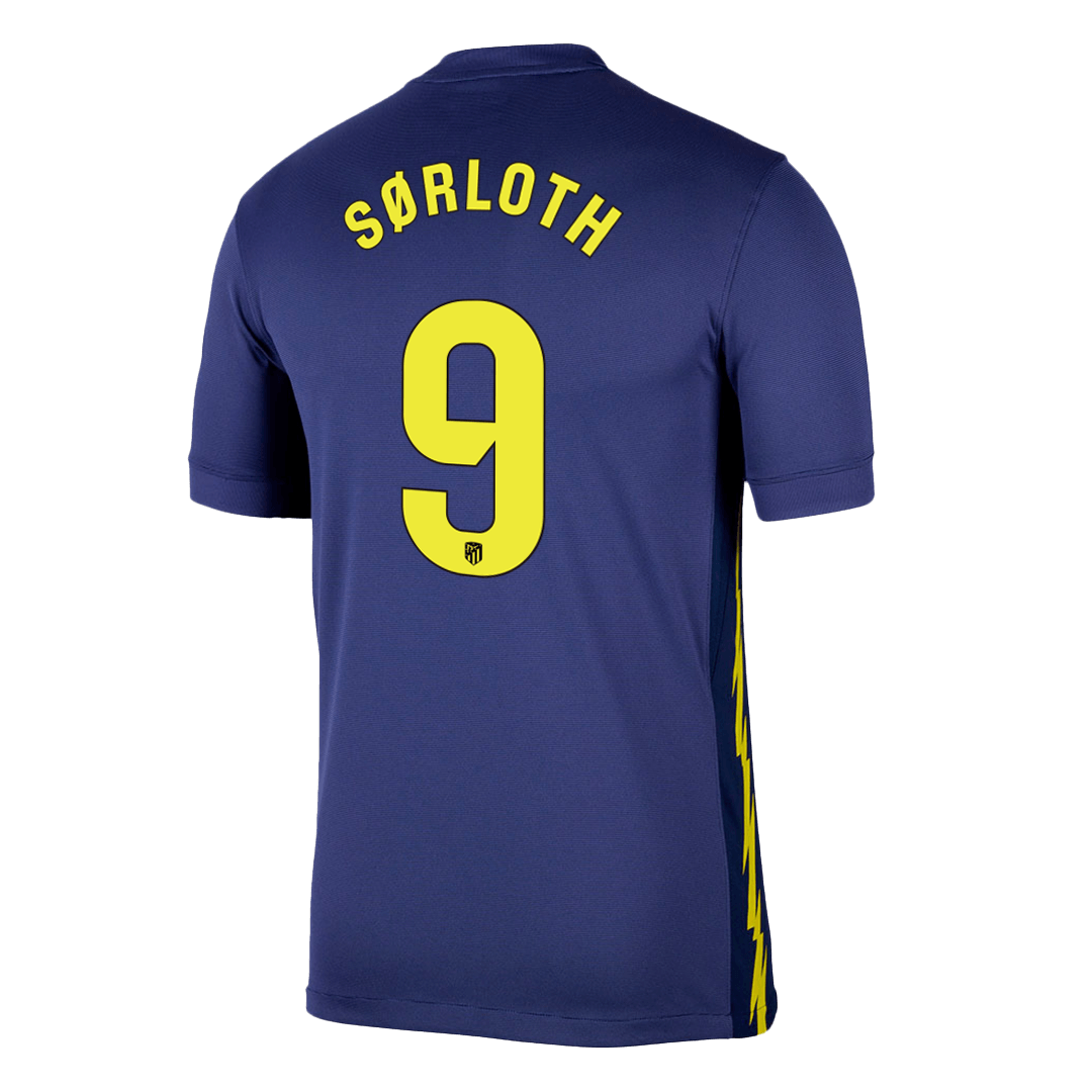 Maglia Replica Atletico Madrid Trasferta SØRLOTH #9 Uomo 2025/26