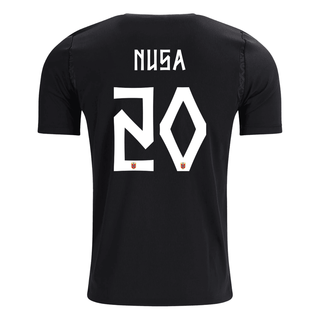 Maglia Replica Norvegia Trasferta NUSA #20 Uomo Mondiali 2026