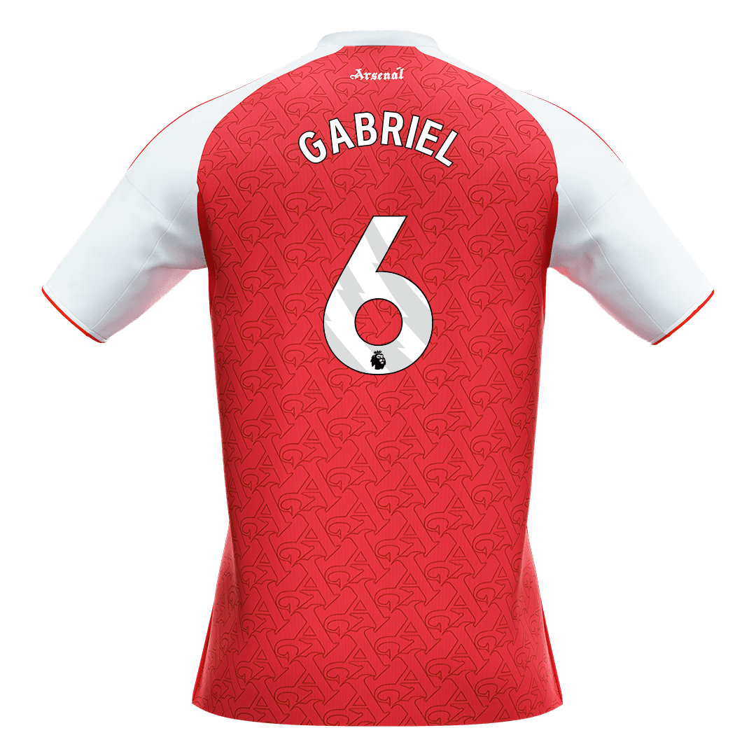 Maglia Replica Arsenal Casa GABRIEL #6 Uomo 2025/26