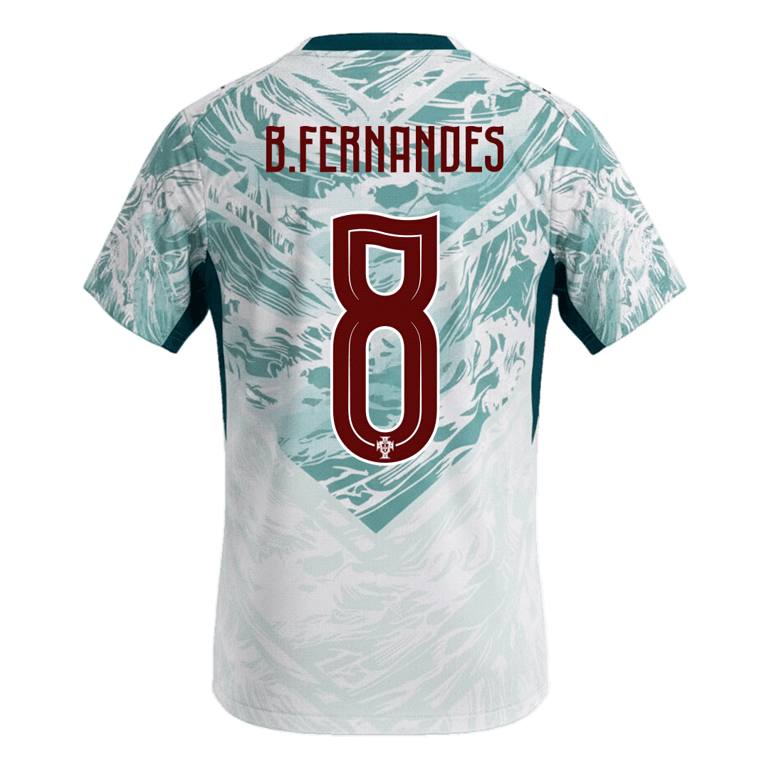 Maglia Replica Portogallo Trasferta B.FERNANDES #8 Uomo Mondiali 2026