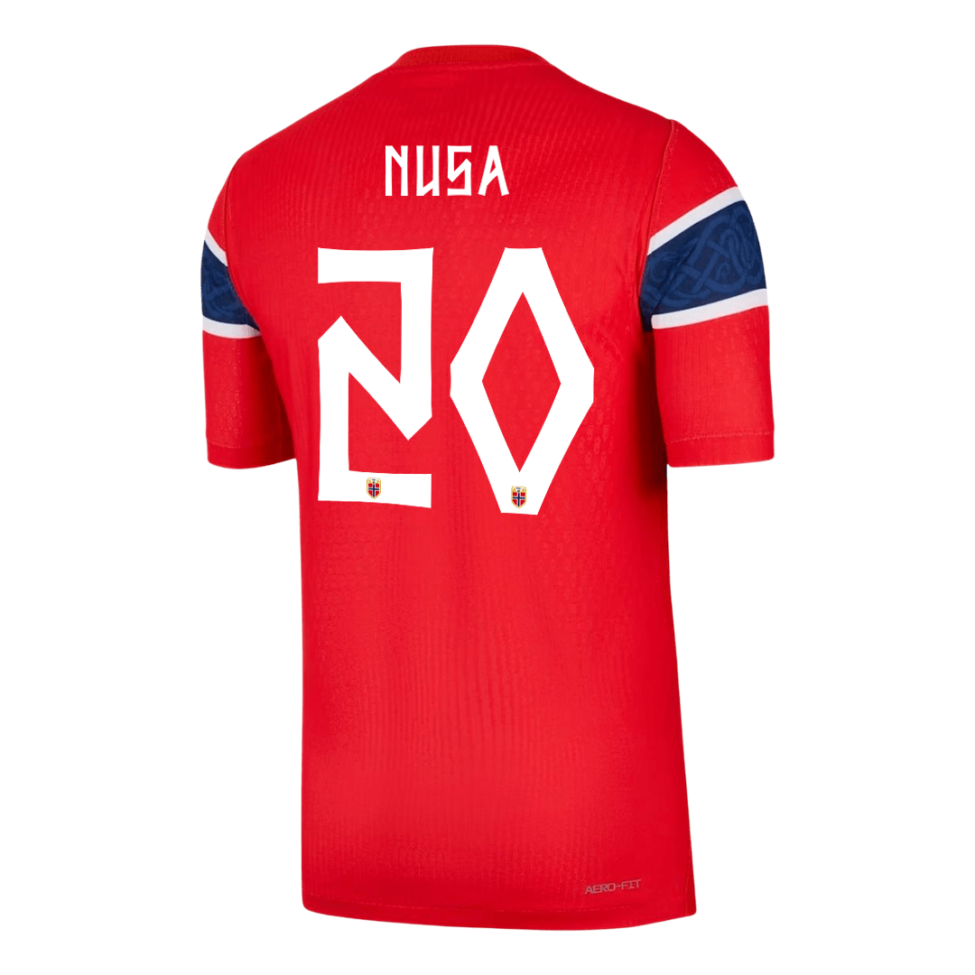 Maglia Gara Norvegia Casa NUSA #20 Uomo Mondiali 2026
