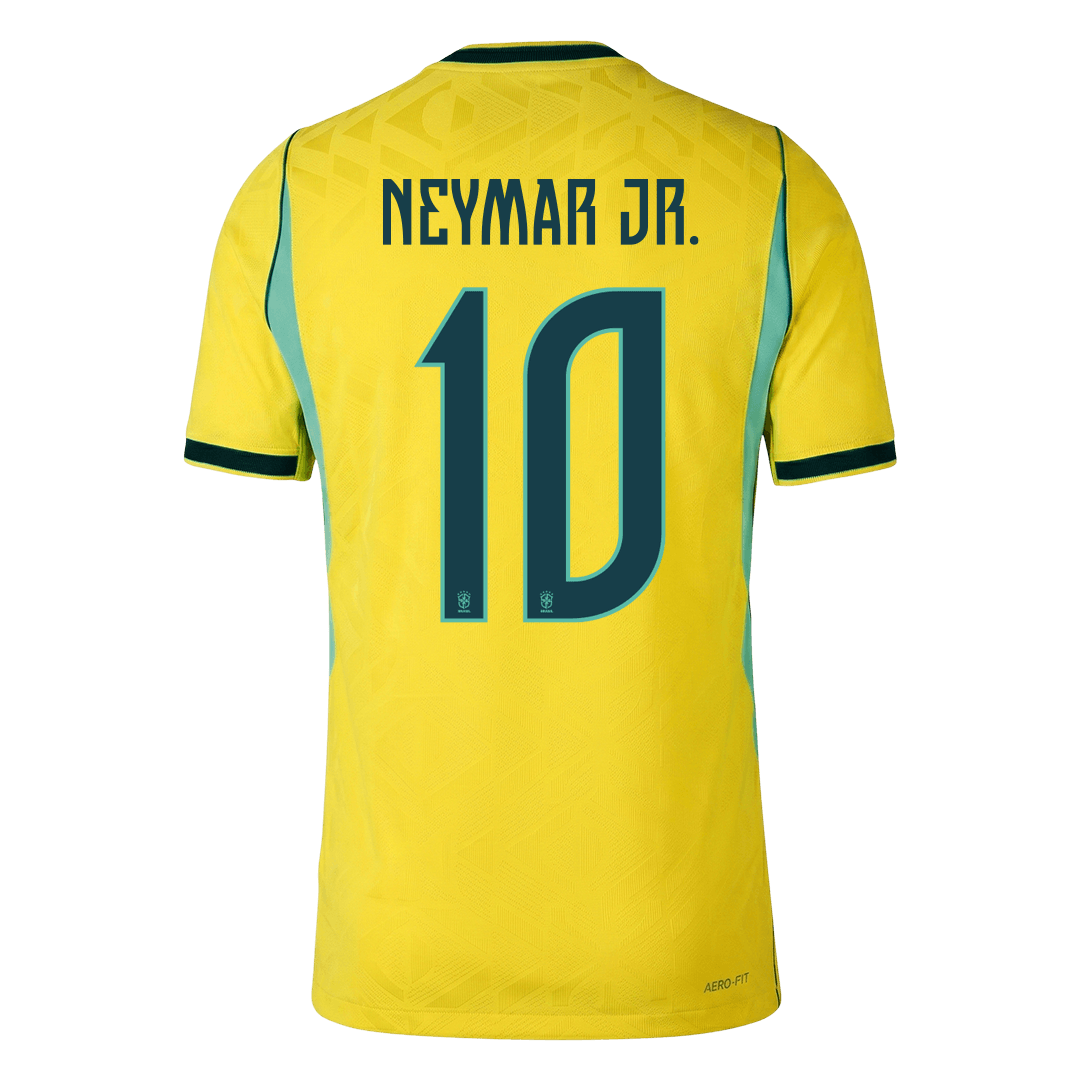 Maglia Gara Brasile Casa NEYMAR JR. #10 Uomo Mondiali 2026