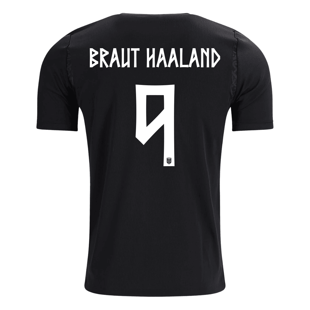 Maglia Replica Norvegia Trasferta BRAUT HAALAND #9 Uomo Mondiali 2026