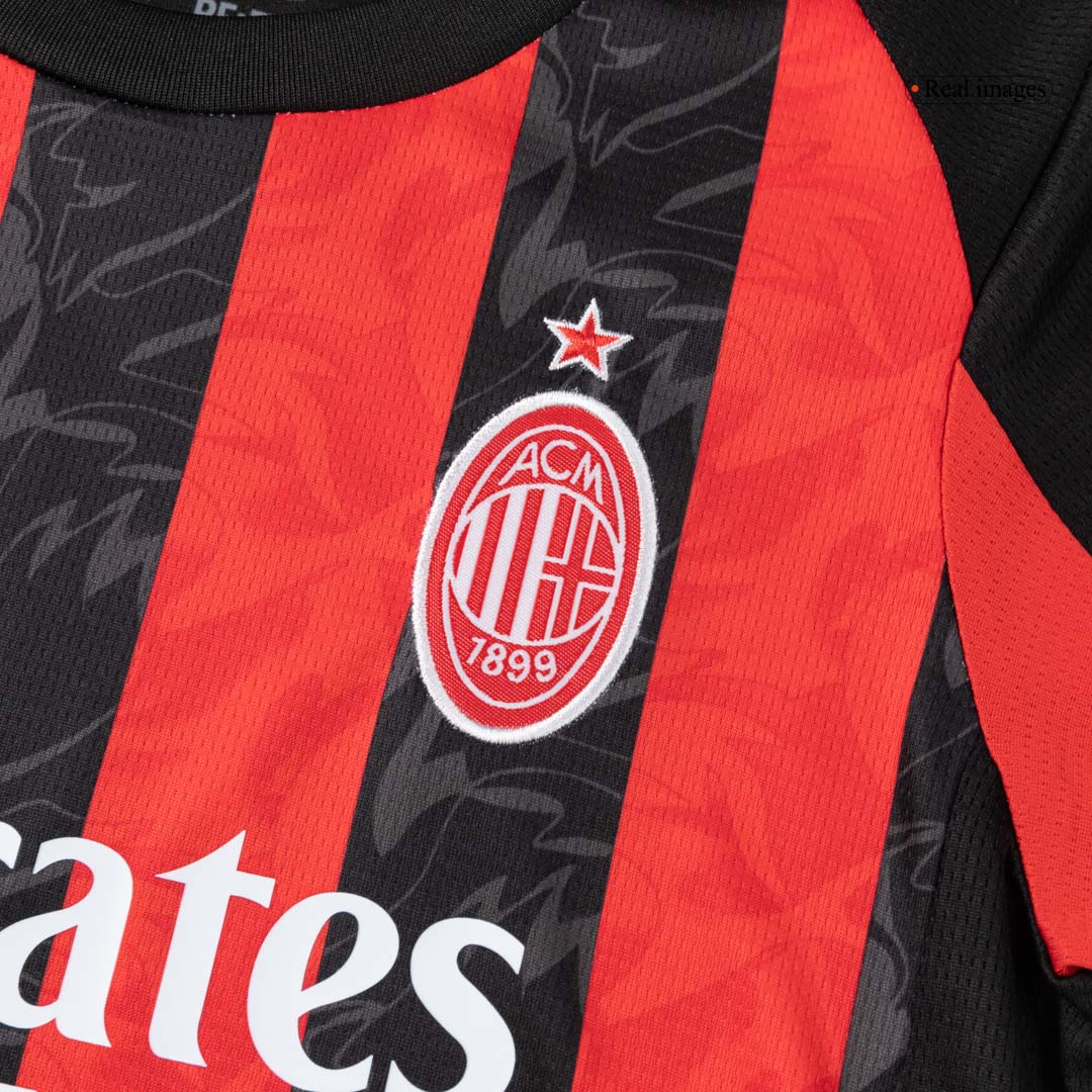 Base Kit Bambino AC Milan Casa 2025/26 - 2 Pezzi