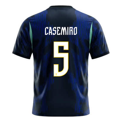 Maglia Replica Brasile Trasferta CASEMIRO #5 Uomo Mondiali 2026