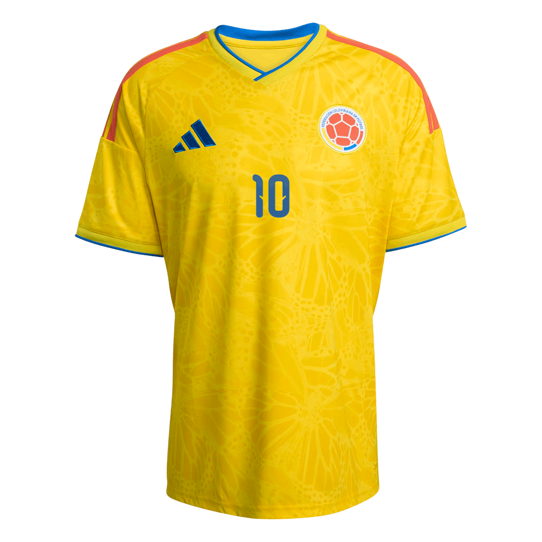 Maglia Replica Colombia Casa JAMES #10 Uomo 2026