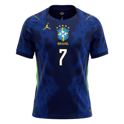 Maglia Replica Brasile Trasferta VINI JR. #7 Uomo 2026