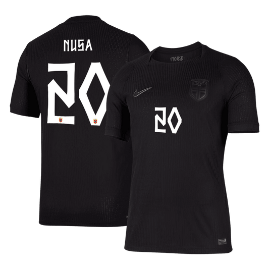 Maglia Gara Norvegia Trasferta NUSA #20 Uomo Mondiali 2026