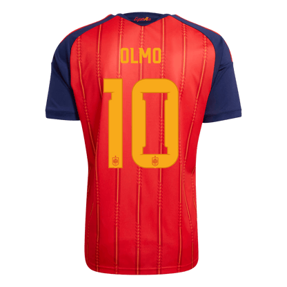 Maglia Replica Spagna Casa OLMO #10 Uomo Mondiali 2026