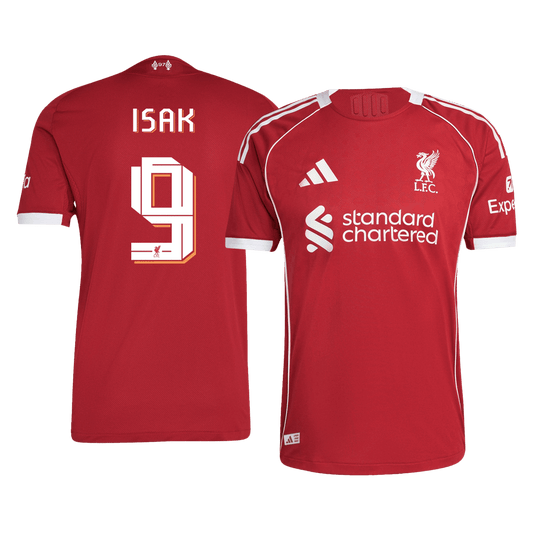 Maglia Gara Liverpool Casa ISAK #9 Uomo 2025/26 - UCL