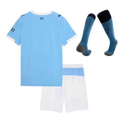 Completo Bambino Manchester City Casa 2025/26 - 3 Pezzi