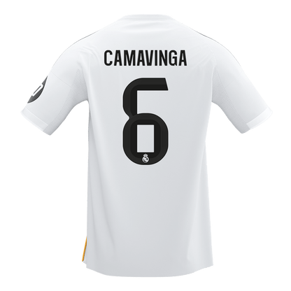 Maglia Replica Real Madrid Casa CAMAVINGA #6 Uomo 2025/26