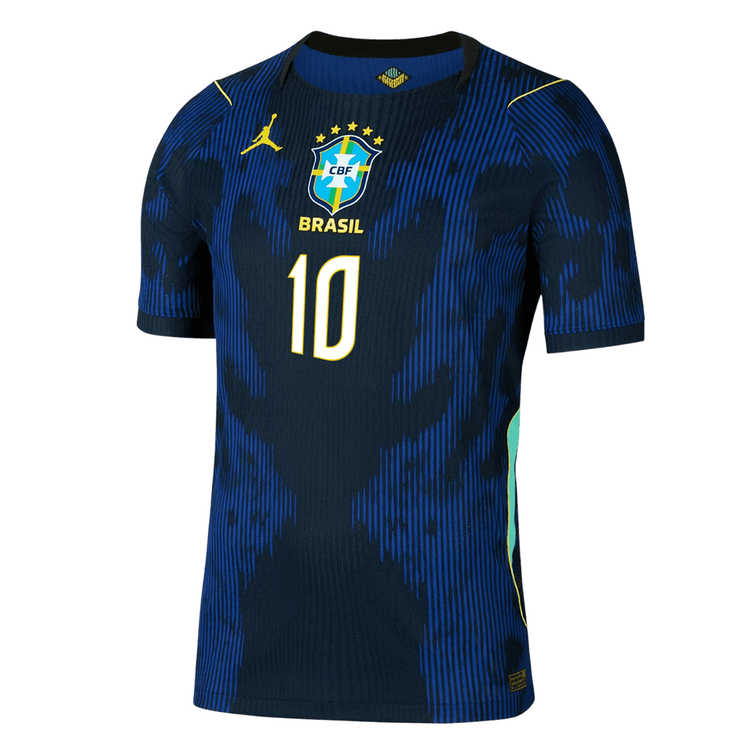 Maglia Gara Brasile Trasferta NEYMAR JR. #10 Uomo Mondiali 2026