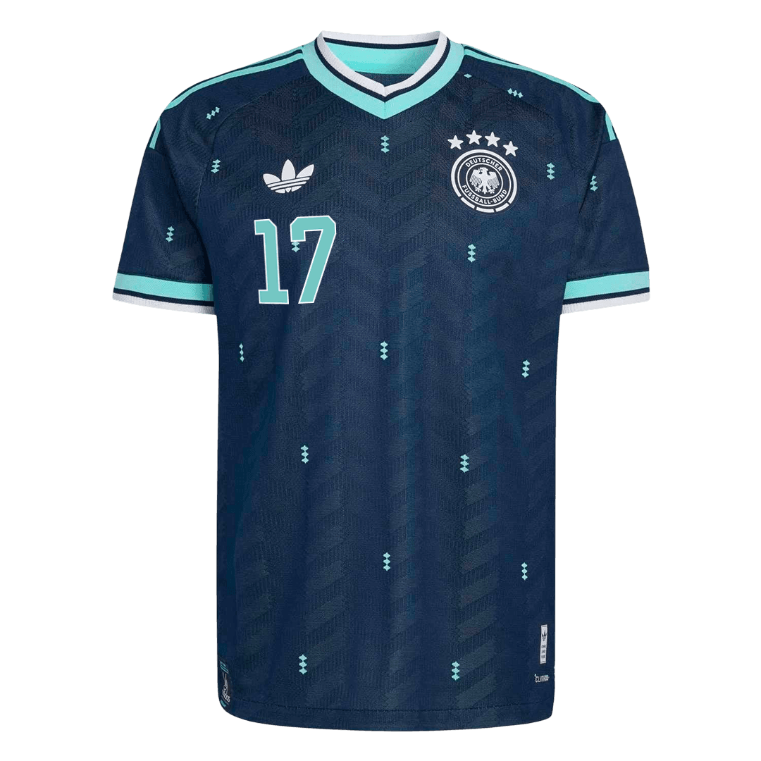 Maglia Gara Germania Trasferta WIRTZ #17 Uomo Mondiali 2026