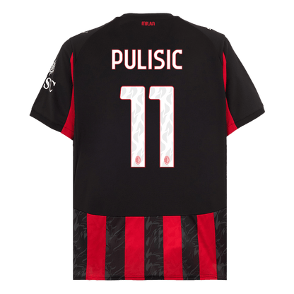 Maglia Replica AC Milan Casa PULISIC #11 Uomo 2025/26