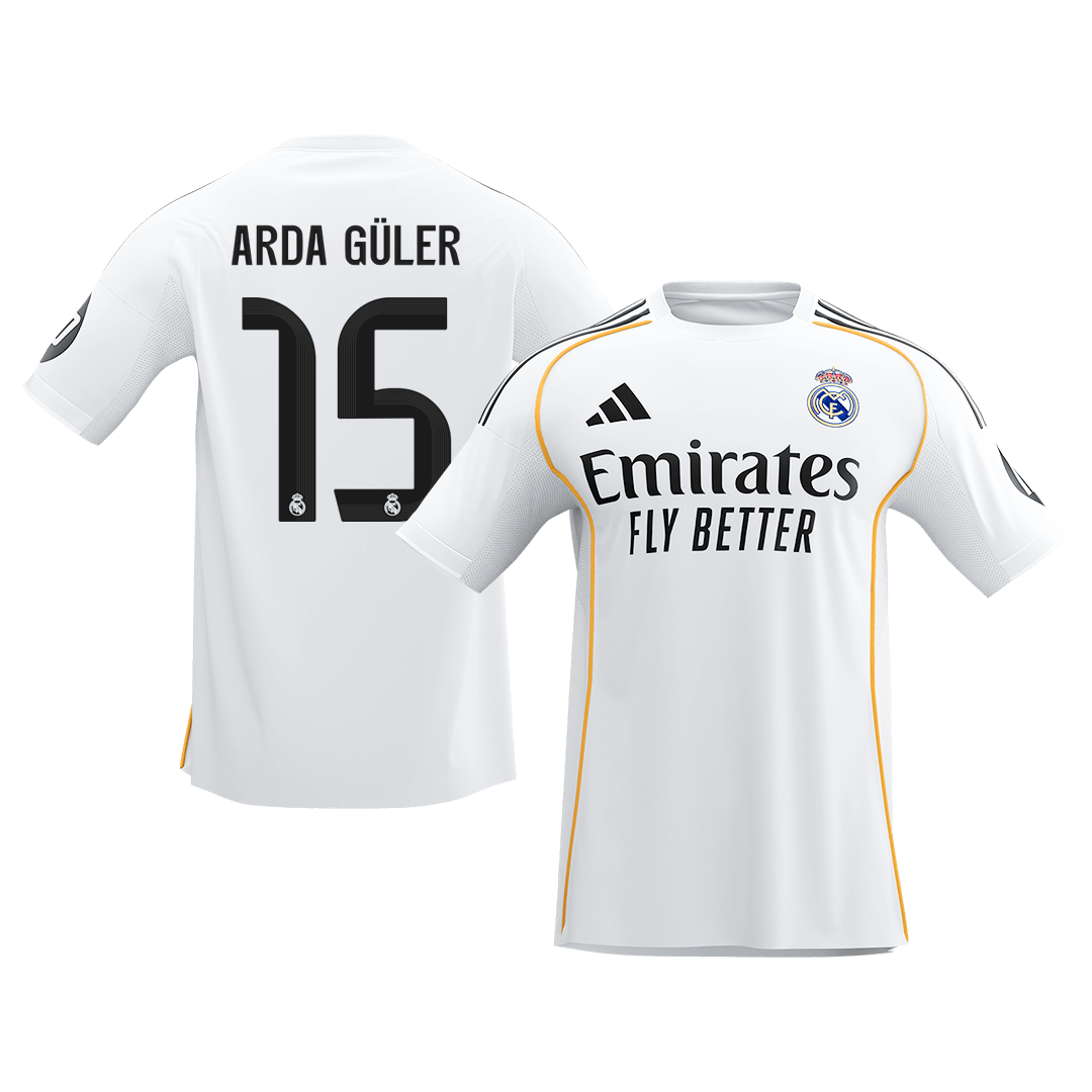Maglia Replica Real Madrid Casa ARDA GÜLER #15 Uomo 2025/26