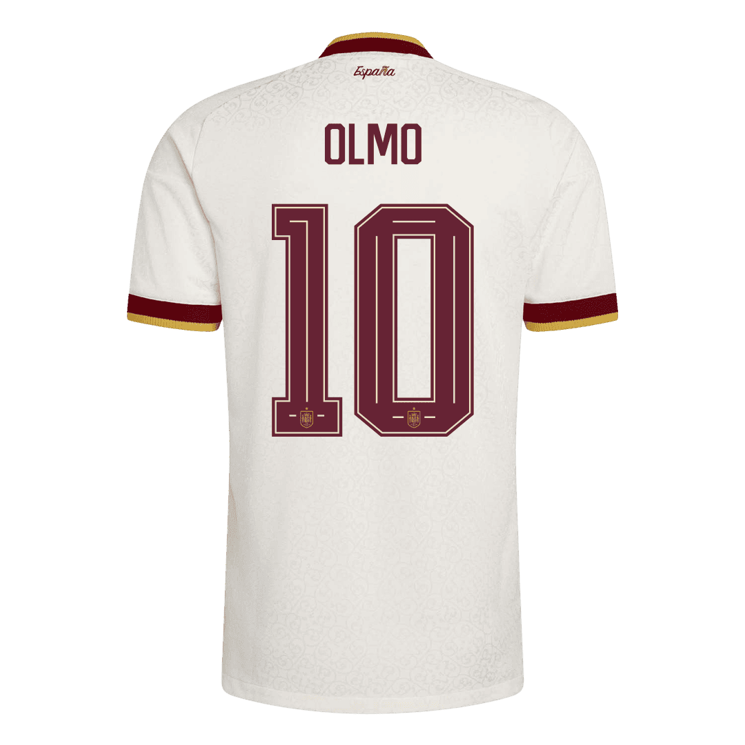 Maglia Gara Spagna Trasferta OLMO #10 Uomo Mondiali 2026 Champion Edition