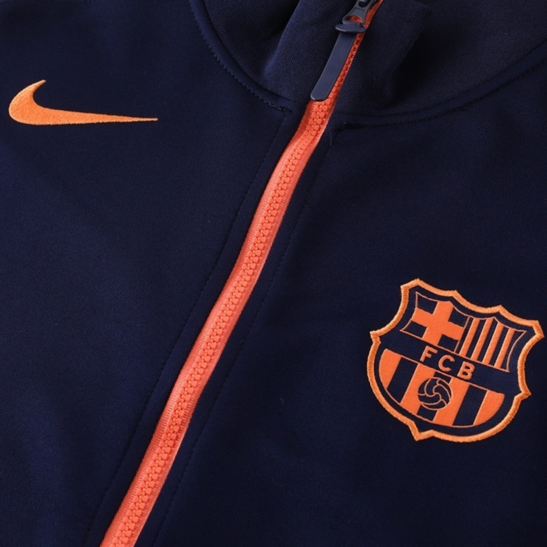 Barcelona Tuta Allenamento 2025/26 Navy e Arancione