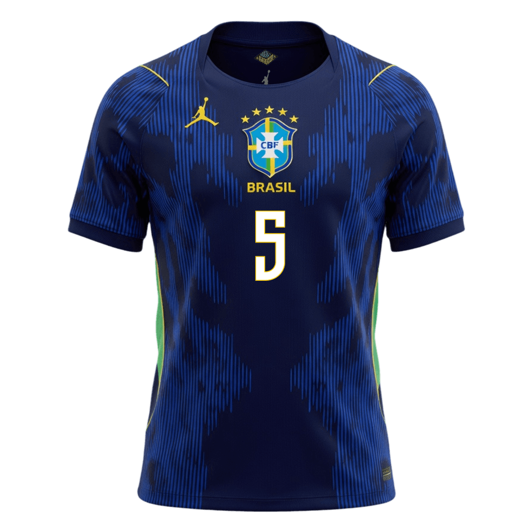 Maglia Replica Brasile Trasferta CASEMIRO #5 Uomo Mondiali 2026