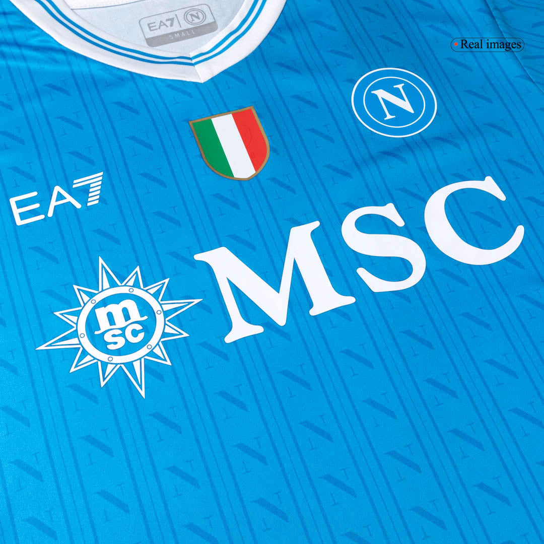 Maglia Replica Napoli Casa LUKAKU #9 Uomo 2025/26