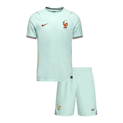 Base Kit Bambino Francia Trasferta Mondiali 2026 - 2 Pezzi