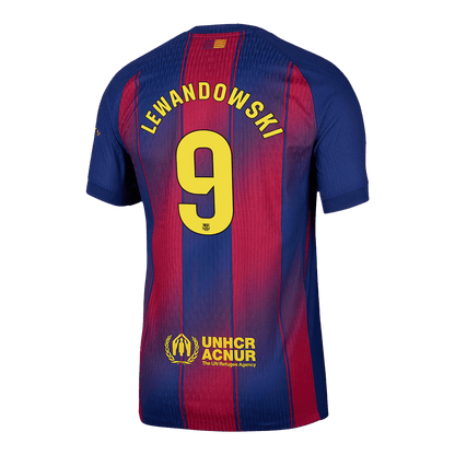 Maglia Gara Barcelona Casa LEWANDOWSKI #9 Uomo 2025/26