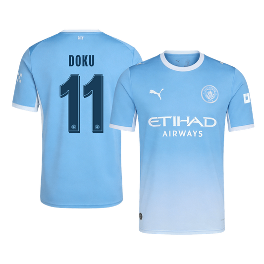 Maglia Replica Manchester City Casa DOKU #11 Uomo 2026/27 - UCL