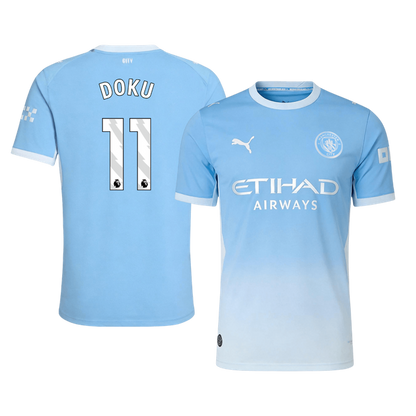 Maglia Gara Manchester City Casa DOKU #11 Uomo 2026/27