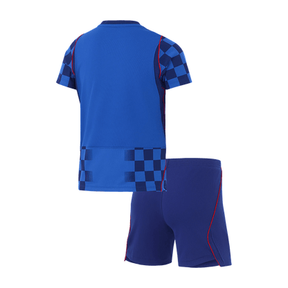 Base Kit Bambino Croazia Trasferta Mondiali 2026 - 2 Pezzi