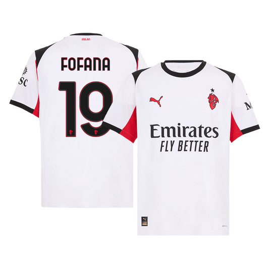 Maglia Replica AC Milan Trasferta FOFANA #19 Uomo 2025/26