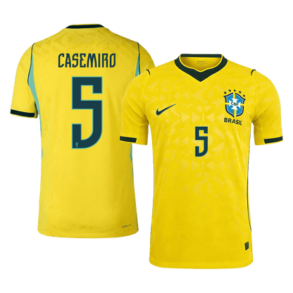 Maglia Gara Brasile Casa CASEMIRO #5 Uomo Mondiali 2026