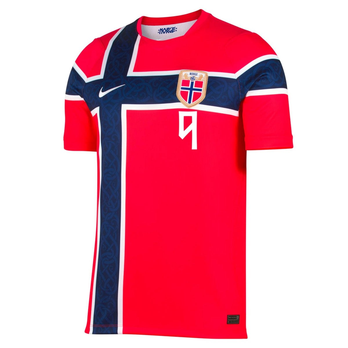 Maglia Replica Norvegia Casa BRAUT HAALAND #9 Uomo Mondiali 2026