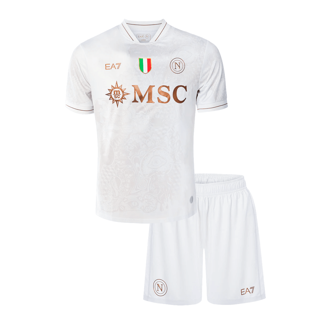 Base Kit Bambino Napoli Trasferta 2025/26 - 2 Pezzi