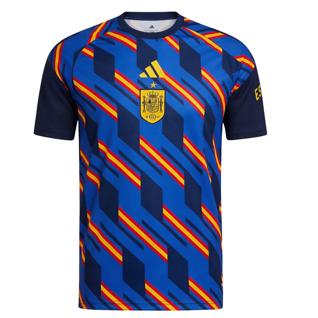 Maglia Replica Spagna Pre-Partita Uomo Mondiali 2026