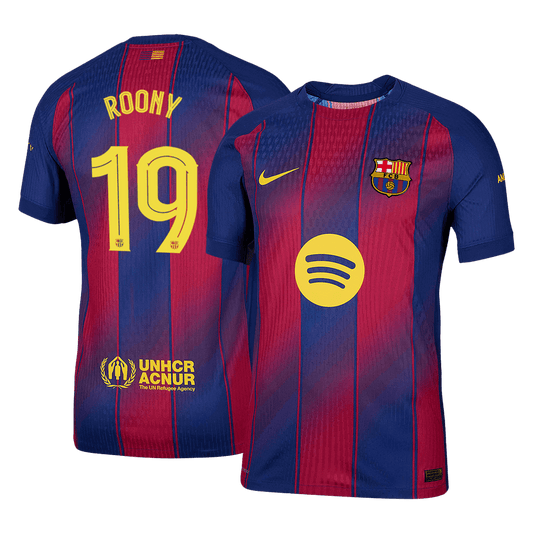 Maglia Gara Barcelona Casa ROONY #19 Uomo 2025/26 - UCL