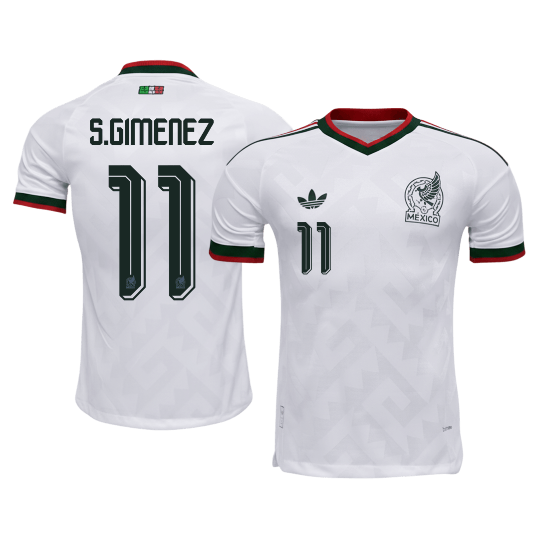 Maglia Gara Messico Trasferta S.GIMENEZ #11 Uomo Mondiali 2026