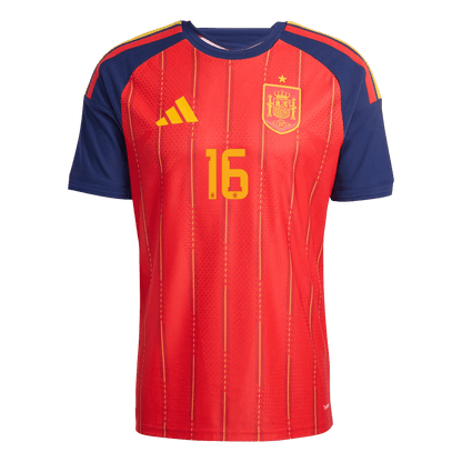 Maglia Gara Spagna Casa RODRIGO #16 Uomo Mondiali 2026
