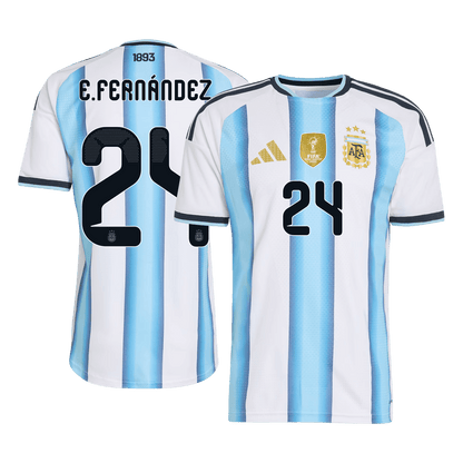 Maglia Gara Argentina Casa E. FERNÁNDEZ #24 Uomo Mondiali 2026