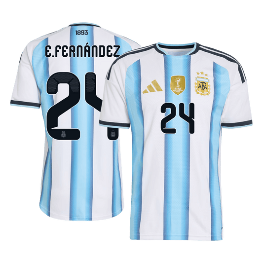 Maglia Gara Argentina Casa E. FERNÁNDEZ #24 Uomo Mondiali 2026