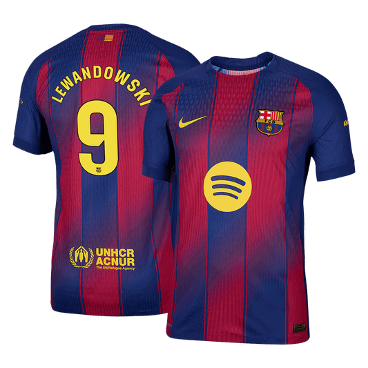 Maglia Gara Barcelona Casa LEWANDOWSKI #9 Uomo 2025/26