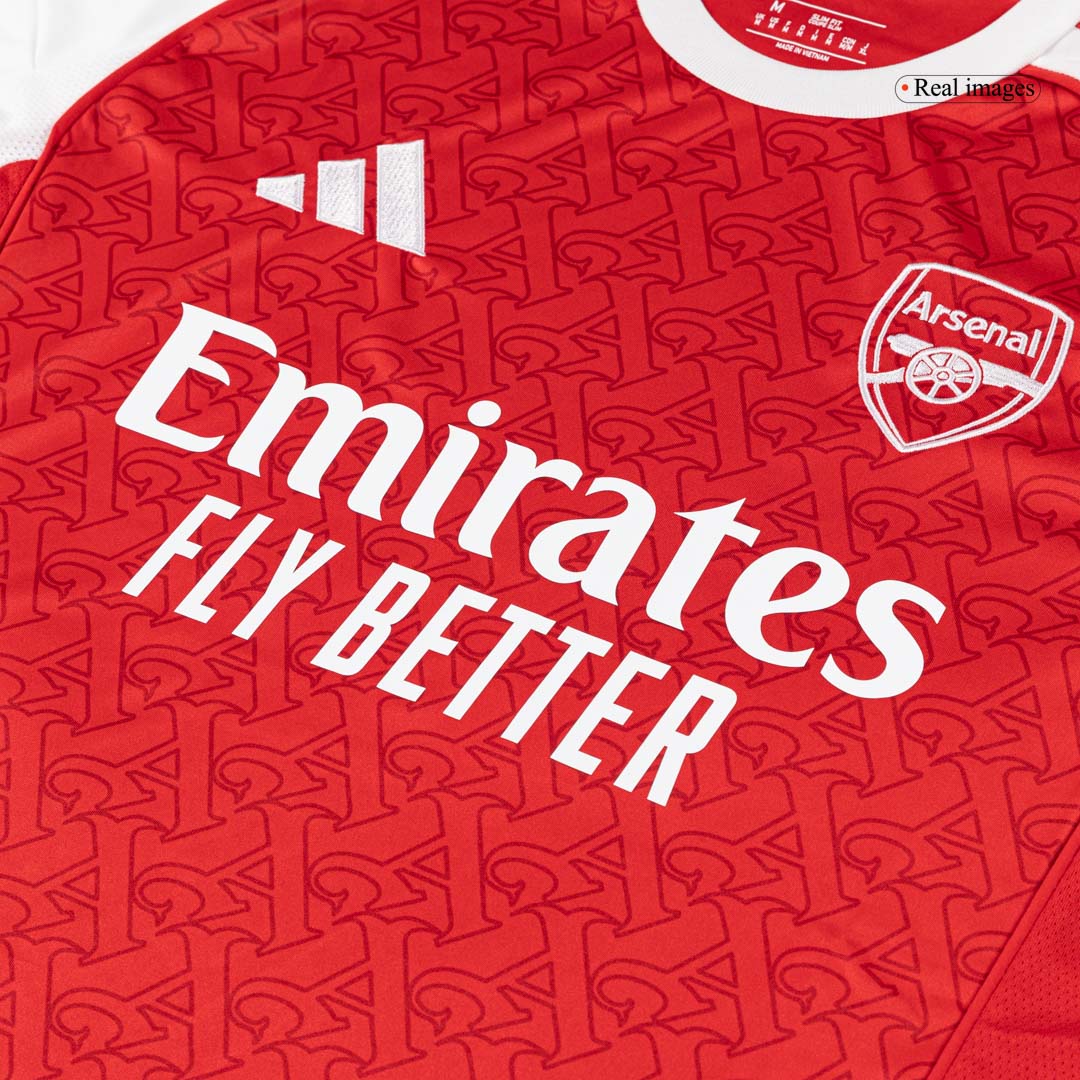 Maglia Replica Arsenal Casa SALIBA #2 Uomo 2025/26