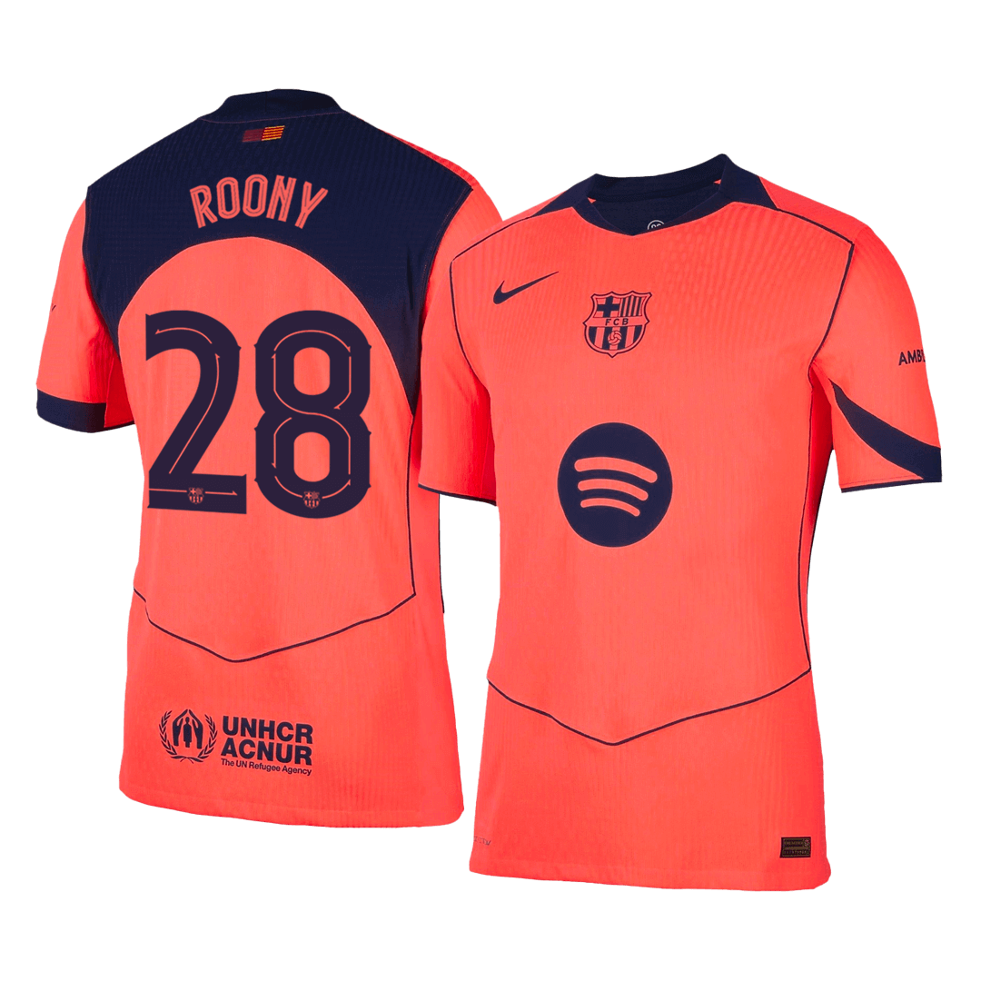 Maglia Gara Barcelona Terza ROONY #28 Uomo 2025/26