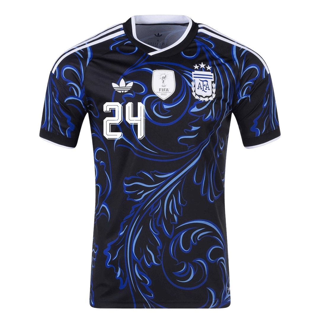Maglia Replica Argentina Trasferta E. FERNÁNDEZ #24 Uomo Mondiali 2026