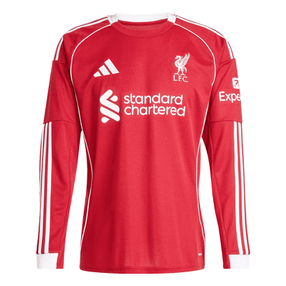 Maglia Replica Liverpool Casa Uomo 2025/26 - Manica Lunga