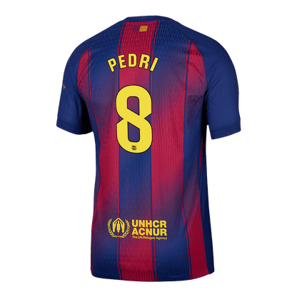 Maglia Gara Barcelona Casa PEDRI #8 Uomo 2025/26